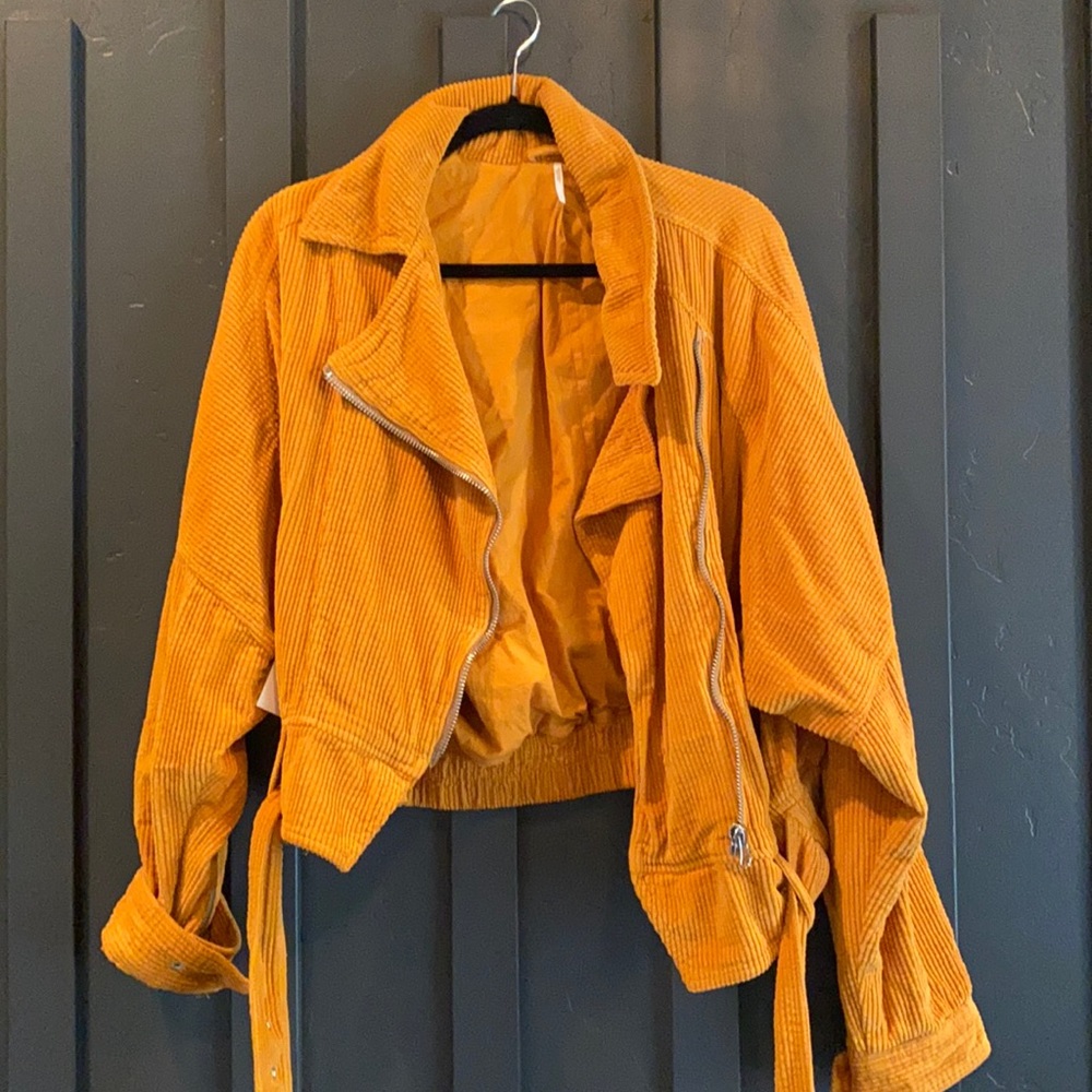 Slouchy dolman moto free people jacket